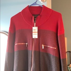 Stylish zip up sweater 3XL